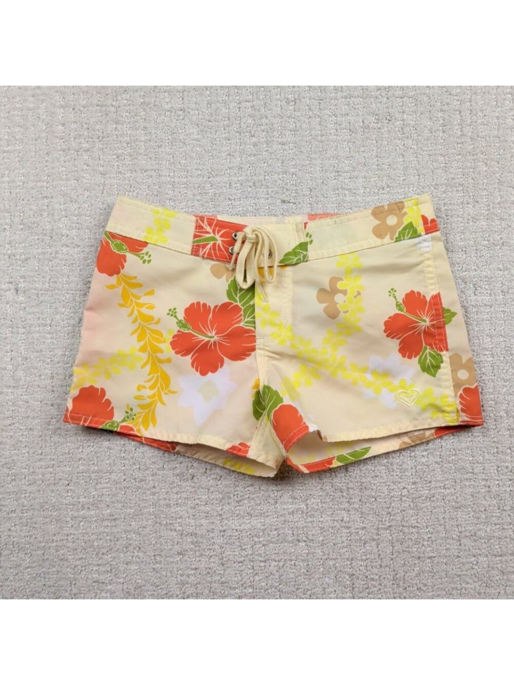 Y2K Roxy Girl Board Short Surfer Girl Beach 90’s Floral Boho Summer 2000's Read